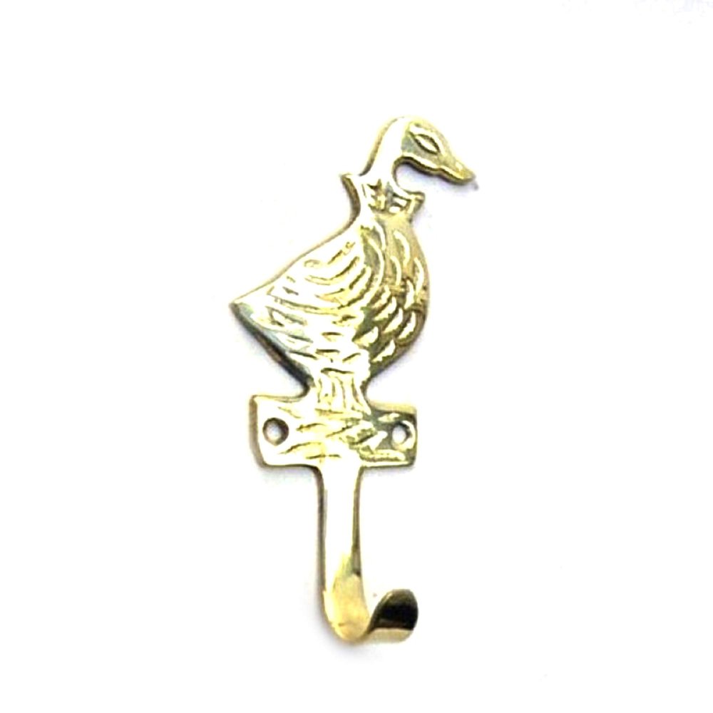 India Overseas Trading Corporation Duck Key Hanger, Brass 3"