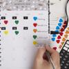 Blick Assorted Colour Heart Stickers (70 Stickers) view 3