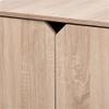 Baxton Studio Jasper Oak Finished 2-Door Wood Cat House view 4