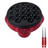 Health and Home Electric Takoyaki Maker With Free Takoyaki Tools - Specialty & Novelty Cake Pans for Takoyaki Octopus Ball, Pop, Ebelskiver, Aebleskiver -Easy Clean view 2
