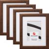 Craig Frames Contemporary, 22 x 28 Inch Rustic Copper Picture Frame Matted to Display an 18 x 24 Inch Photo, Set of 4 view 1