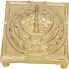 Exotic India Accurate Meru (Shri Yantra) - Brass Statue view 1