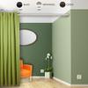 RUDI 1.5 inch Premium Heavy Duty Wall Adjustable 48-84 inch Room Divider Rod with Socket Set, Satin Nickel view 3