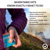 Disaster Guide for Emergency Preparedness Kit Waterproof Wildfire, Earthquake & Hurricane Survival | 12 Disasters | Pocket Tool for Families | Bug Out Bag Essential | Made in USA view 2