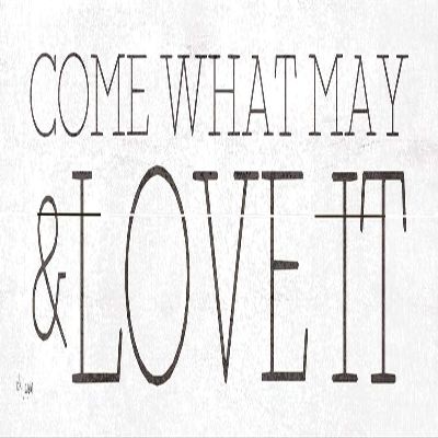 Rustic Pallet Art Come What May & Love It Wooden Wall Hanging, 6"X18" Decorative Plaque