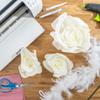 SIMPLY ELEGANT Rose Foam Wall Decor 4 Piece Set (Ivory) view 3