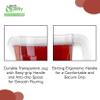 [30 PACK] 60 oz Heavy Duty Crystal Clear Plastic Beverage Pitcher - Break Resistant Beverage Carafe - Great for Restaurants and Catering - Serveware for Water, Cold Drinks, Beer, Lemonade, Sangria view 4