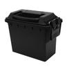 Grip Mini Utility Water Resistant Storage Boxes (Black) - Long Lasting Polymer, Secure Locking Latch, O-Ring Gasket - Waterproof - Ideal for Smaller Items, Phones, Cameras, Toys - Travel, Home, Garage view 1