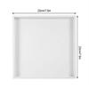 Multi-purpose Desktop Storage Trays, Fruit Organizer Valet Tray for Cans Drinks Food Jewelry Cosmetics White view 2