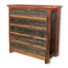 Refined Gray Barnwood Dresser Chest view 1