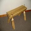 Cedar Log Bench view 1