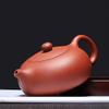 Teapot 6.7Oz Chinese Zisha Clay Xishi Pot Kungfu Kettle Ball Hole Filter Loose Tea (Red) view 4