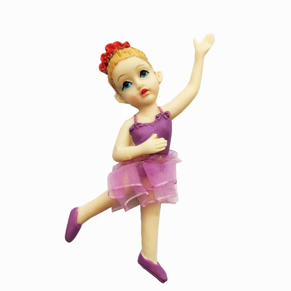 3D Ballet Doll Refrigerator Fridge Magnet Tourist Souvenirs Handmade Resin Craft Magnetic Stickers Home Kitchen Decoration Travel Gift