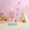 NAKLEO Reusable Plastic Wall Stencil - 59x95cm / 23" x 37" - Fairy Magic Witch Elf - Large Wallpaper Pattern Painting DIY Art Craft Template - Fabric Furniture Wood Canvas view 3