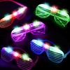 iGeeKid 50 Pack LED Glasses Light Up Party Glasses Glow In The Dark Party Supplies Shutter Neon Toys Flashing Glasses Party view 2