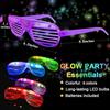 iGeeKid 50 Pack LED Glasses Light Up Party Glasses Glow In The Dark Party Supplies Shutter Neon Toys Flashing Glasses Party view 3
