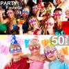 iGeeKid 50 Pack LED Glasses Light Up Party Glasses Glow In The Dark Party Supplies Shutter Neon Toys Flashing Glasses Party view 4