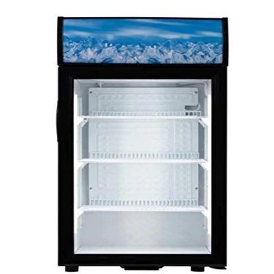 Adcraft CDRF-1D/2.7 Countertop Glass Display Refrigerator, 2.7-Cubic Feet, 110v