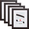 Craig Frames Contemporary, 22 x 28 Inch Brazilian Walnut Brown Picture Frame Matted to Display an 18 x 24 Inch Photo, Set of 4 view 1