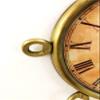 Antique Brown Marine Brass Clock 35 cm Nautical Wall Hanging Clock Home Decor view 3