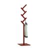 COAT RACK Floor Stable Base Wave Hook Household Wood Hanger (Color : Brown) view 1
