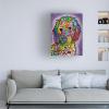 Wrapped Canvas Wall Art - Dean Russo 'Sweet Poodle' Wall Art for Living Room, Bedroom, or Office Dcor - 18x24 view 3