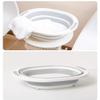 Ahyuan Collapsible Dish Pan Chopping Board Combo 10L Portable Washing Basin Dish Pan Foldable Dish Tub Over the Sink Dishpan Camper Accessories for Travel Trailers (Without Plug) view 4