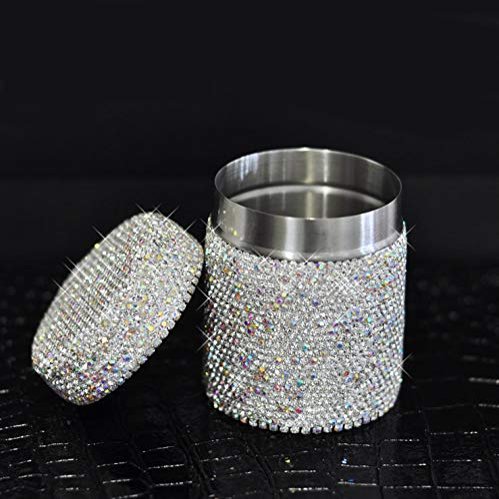 Bestbling Luxury Bling Portable Stainless Steel Toothpick Holder Toothpicks Case Dispenser Storage Organizer Container Box for Home Hotel Decoration (Silver)