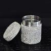 Bestbling Luxury Bling Portable Stainless Steel Toothpick Holder Toothpicks Case Dispenser Storage Organizer Container Box for Home Hotel Decoration (Silver) view 1