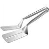 AOOSY 18/10 Metal Steak Clamp,10 Inch 3-in-1 Cooking Tong,Flipping Spatula view 1