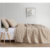 TRULY SOFT Everyday 3D Puff Quilt Set, King, Khaki view 3