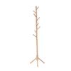 COAT RACK Solid Wood Floor Triangle Bracket Tree Hook Single Pole Hanger (Color : B) view 1