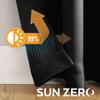 Sun Zero Soho 2-pack Blackout Energy Efficient Grommet Curtain Panel Pair, 54" x 84", Black view 4