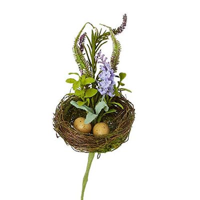 Factory Direct Craft Springtime Artificial Bird's Nest Pick | 1 Piece