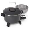 Presto 06009 10-Quart Kitchen Kettle XL Multi-Cooker, Steamer and Deep Fryer, Black view 1