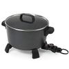 Presto 06009 10-Quart Kitchen Kettle XL Multi-Cooker, Steamer and Deep Fryer, Black view 2