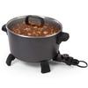Presto 06009 10-Quart Kitchen Kettle XL Multi-Cooker, Steamer and Deep Fryer, Black view 3