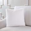 13x13x2 Hypoallergenic Luxury 100% Small Feather Boxed Square Pillow Insert, 100% Cambric Cotton Shell, Never Vacuum-Packed, Odorless, Made in USA view 2