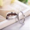 Bansriracha 1PCS Silver Rings for Men/Women 100% Real 925 Sterling Silver Frosted Flakes Ring Couple Jewelry Finger Ring (9) view 3