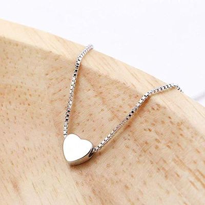 Bansriracha Fashion Heart Necklaces for Women Tiny Heart Pendant Necklace Gift Friendship Jewelry collane Collar SYXL062