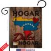 Country Venezuela Hogar Dulce Garden Flag Set with Stand Regional Nation International World Particular Area Small Decorative Gift Yard House Banner Double-Sided Made In USA 13 X 18.5 view 2
