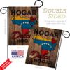 Country Venezuela Hogar Dulce Garden Flag Set with Stand Regional Nation International World Particular Area Small Decorative Gift Yard House Banner Double-Sided Made In USA 13 X 18.5 view 3