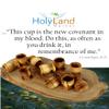 Holy Land Market Olive Wood Small Chalice or Goblet/Wine or Communion Church Cups (1.6 Inches High 0.2 oz) (10 Small Cups) view 2
