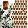 Holy Land Market Olive Wood Small Chalice or Goblet/Wine or Communion Church Cups (1.6 Inches High 0.2 oz) (100 Small Cups) view 1