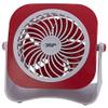 PowerZone Dual Powdered Table Fan, 2 Speeds, Plastic, 4 In W view 3