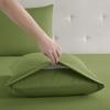 Clara Clark Cal King Sheets, 6 Piece Set - Hotel Luxury Sheets for Cal King Size Bed, Super Soft Bedding Set, Cal King Size, Calla Green view 3