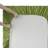 Clara Clark Cal King Sheets, 6 Piece Set - Hotel Luxury Sheets for Cal King Size Bed, Super Soft Bedding Set, Cal King Size, Calla Green view 4