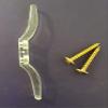 Clear Plastic Shade/Blind Cord Cleat with Screws - Child and Pet Safety (12) view 2