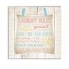 Laundry Rules Gallery Wrapped Canvas Wall Art view 1