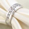 Bansriracha Round Cut Men's Bridal Wedding Band Solid 925 Sterling Silver Ring Jewelry CFR8057 (11) view 3
